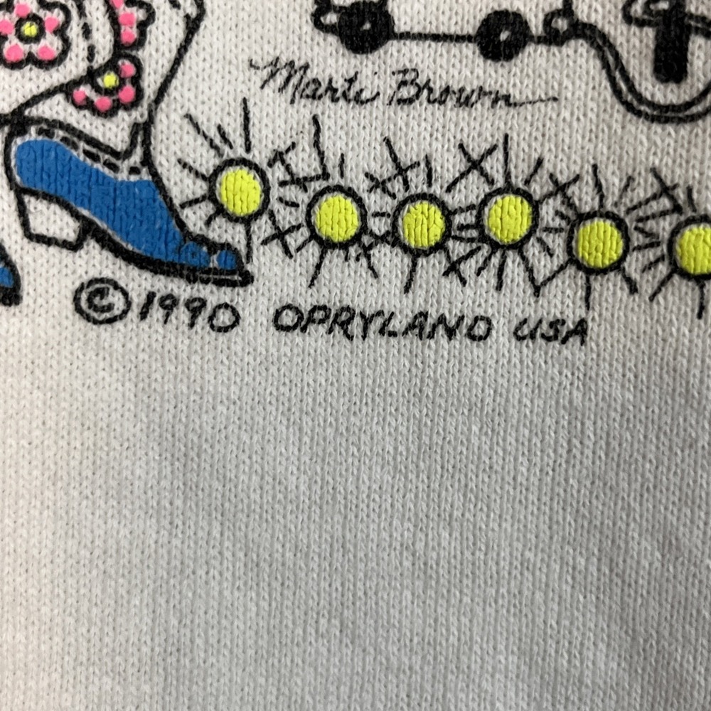 Vintage Nashville Graphic Sweatshirt XL Opryland Ryman Landmark Streetwear 1990s - Picture 3 of 15